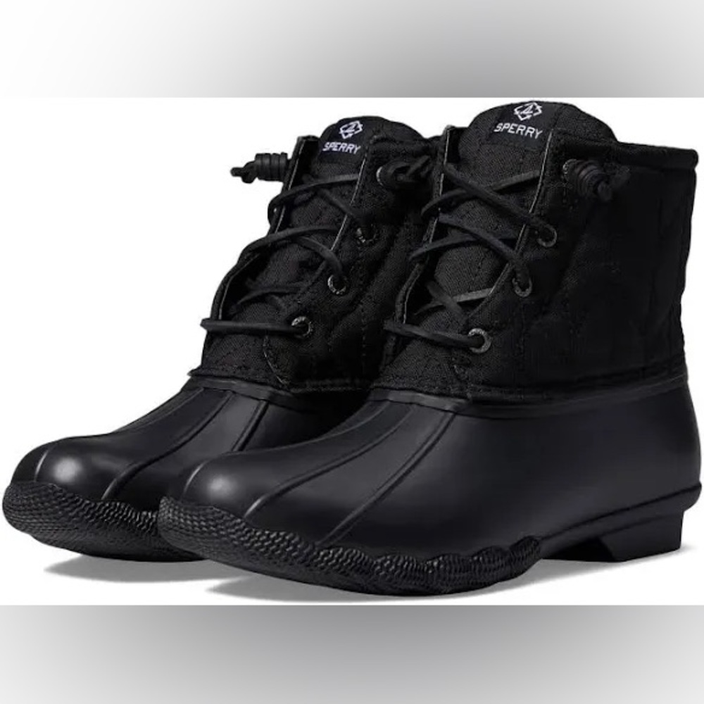Sperry Women's Black Duck Boots